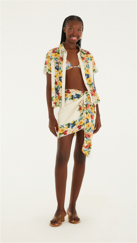 Farm Rio Camisa Tropical Tejida