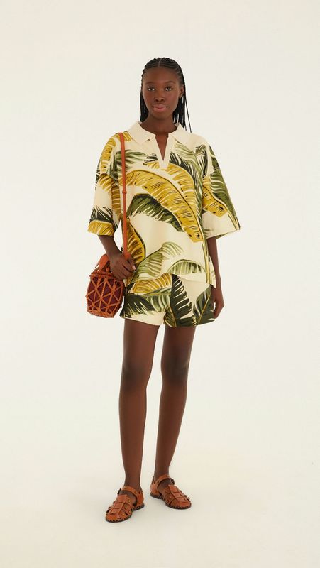 Farm Rio Short Moletom Trancoso