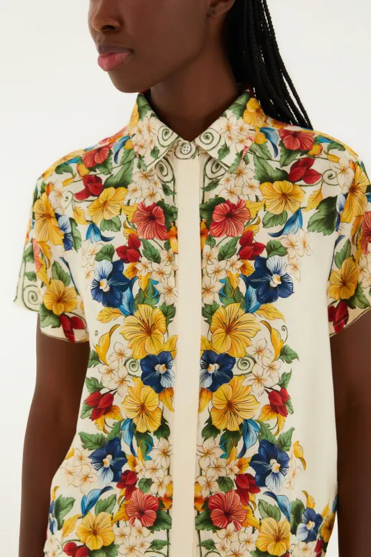 Farm Rio Camisa Tropical Tejida