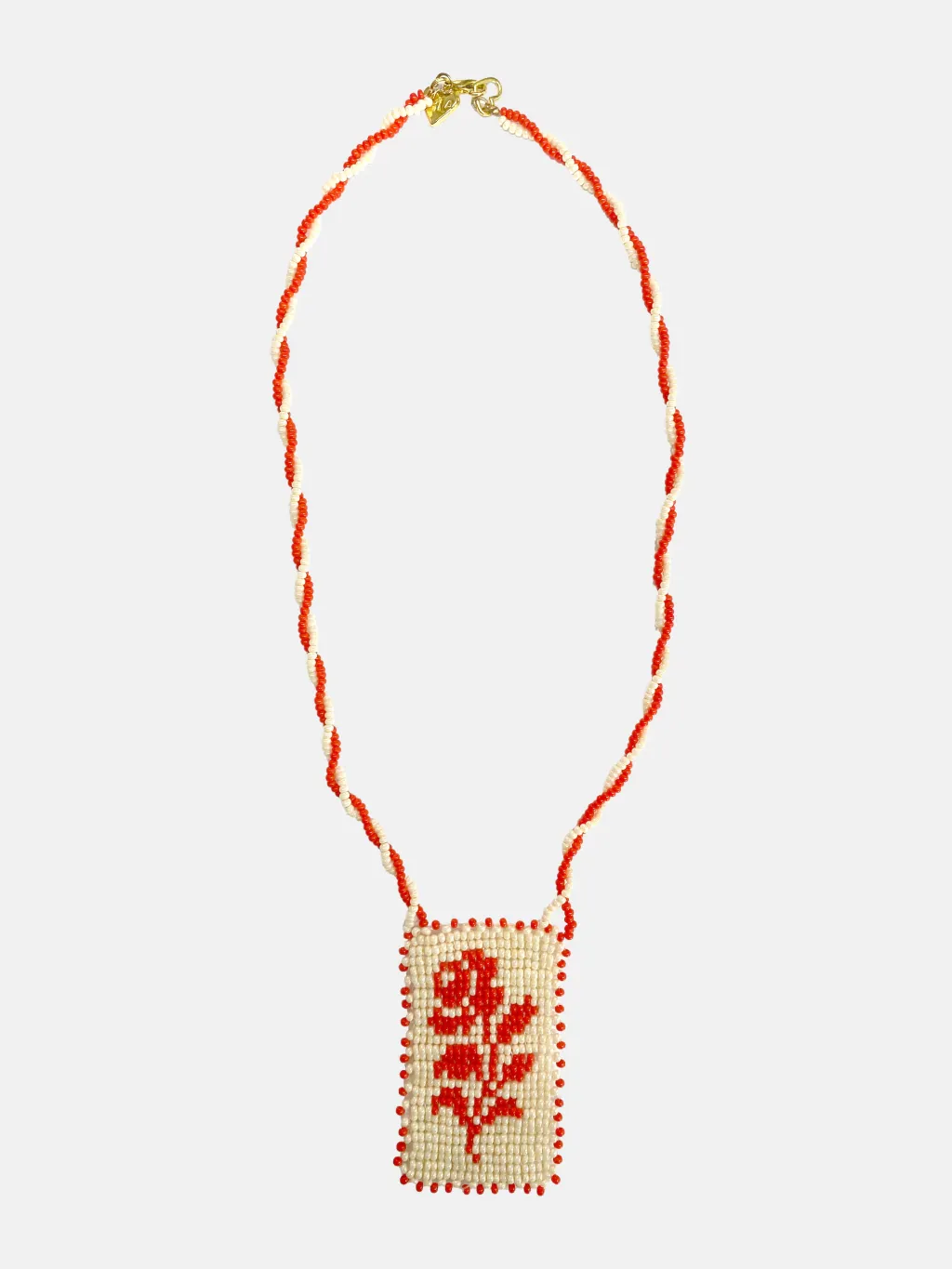 Collar Cuadro de Flor