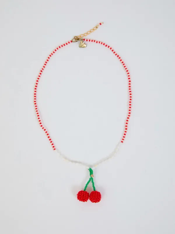 Collar Clásico Cereza