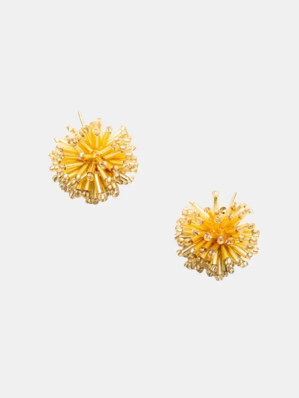 Zarcillo Brinco Ouriço Dorado