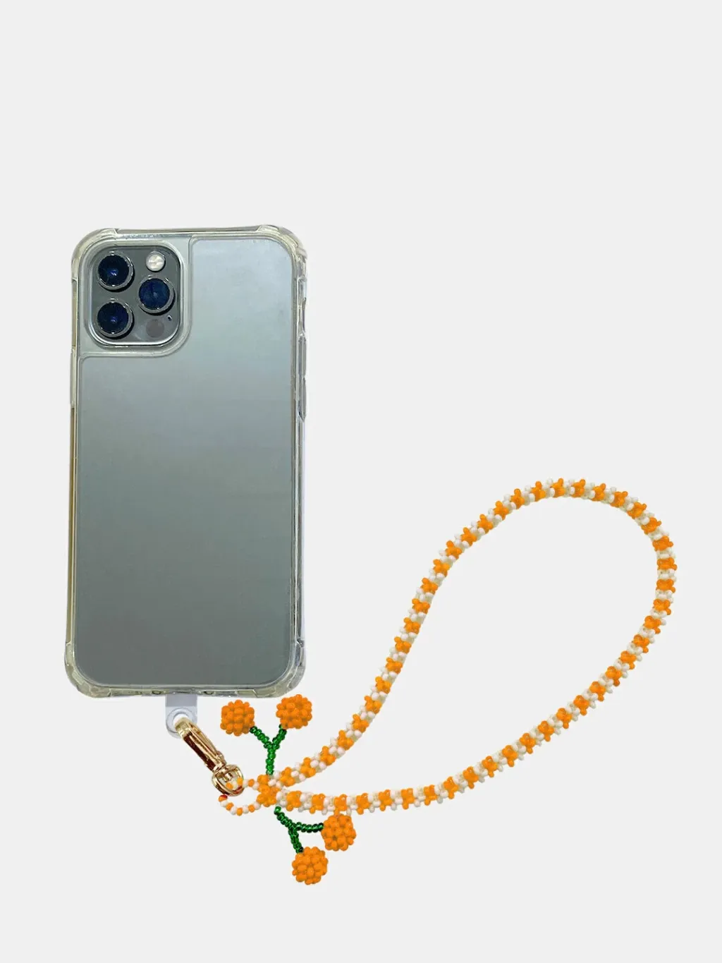 Cuerda Celular Corta Naranja