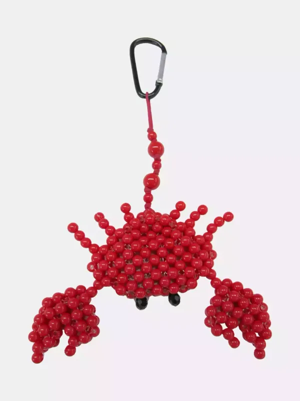 Bag Charm Cangrejo Beads