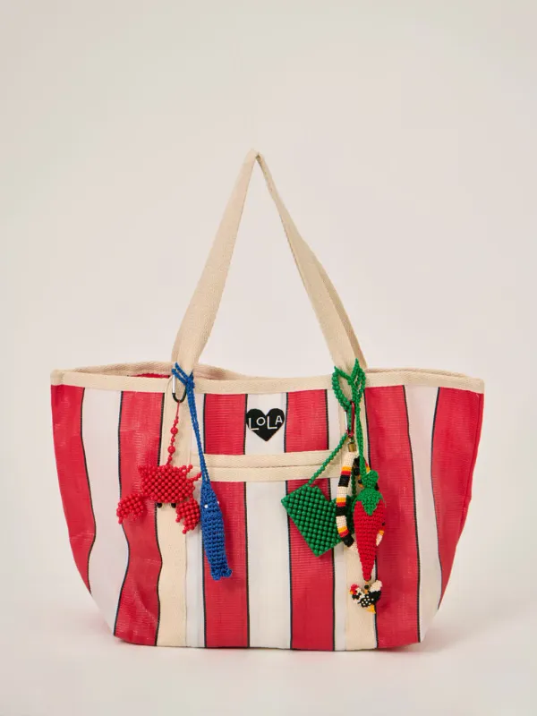Bag Charm Cangrejo Beads