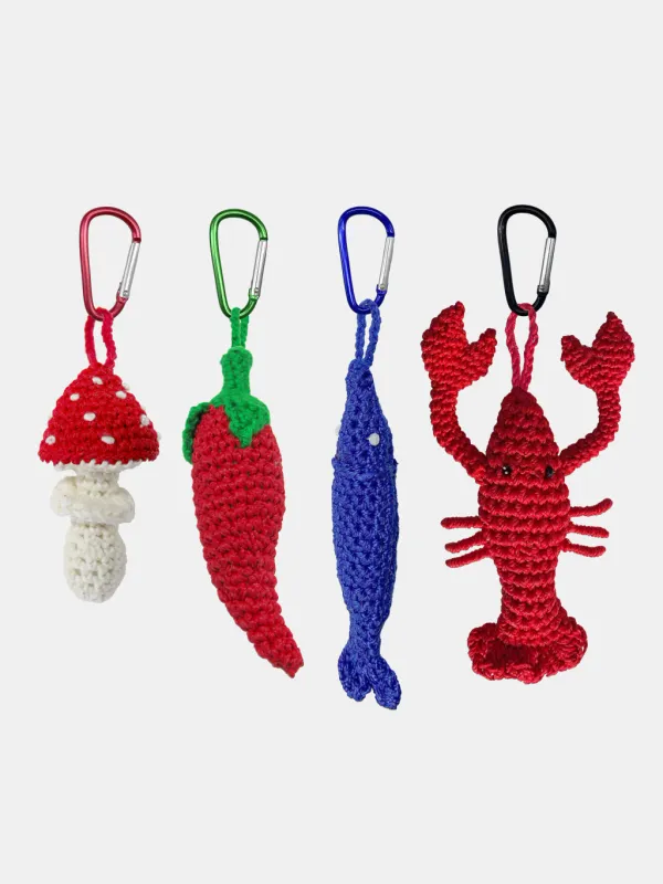 Bag Charm Sardina Croché