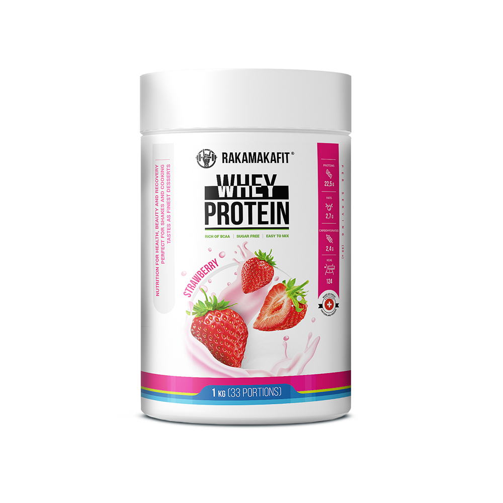 Протеин, 1 кг, вкус клубника
