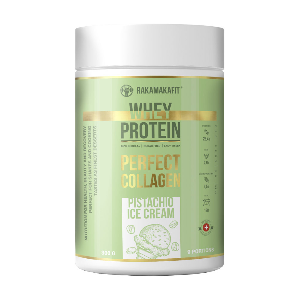 Протеин с коллагеном, 300гр, вкус фисташковое мороженое