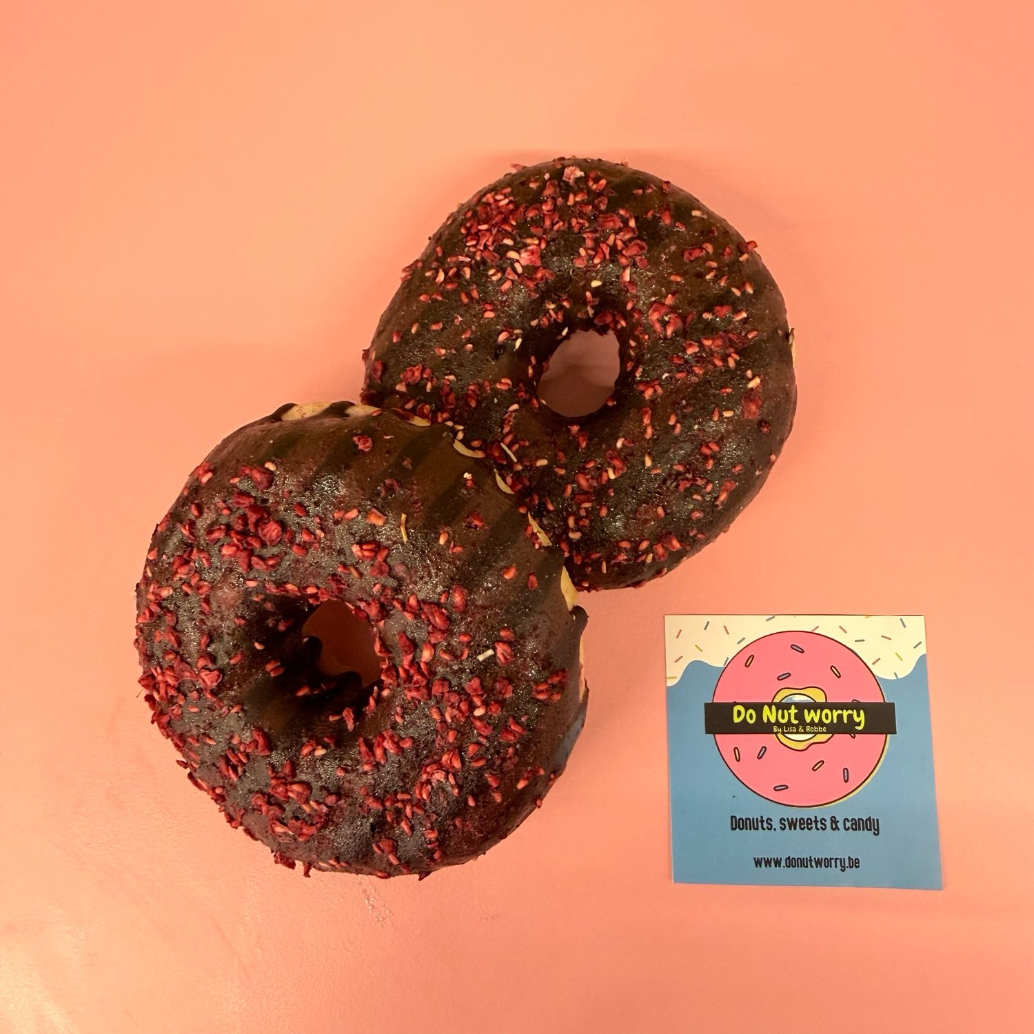 Donut 'Raspberry' gevuld