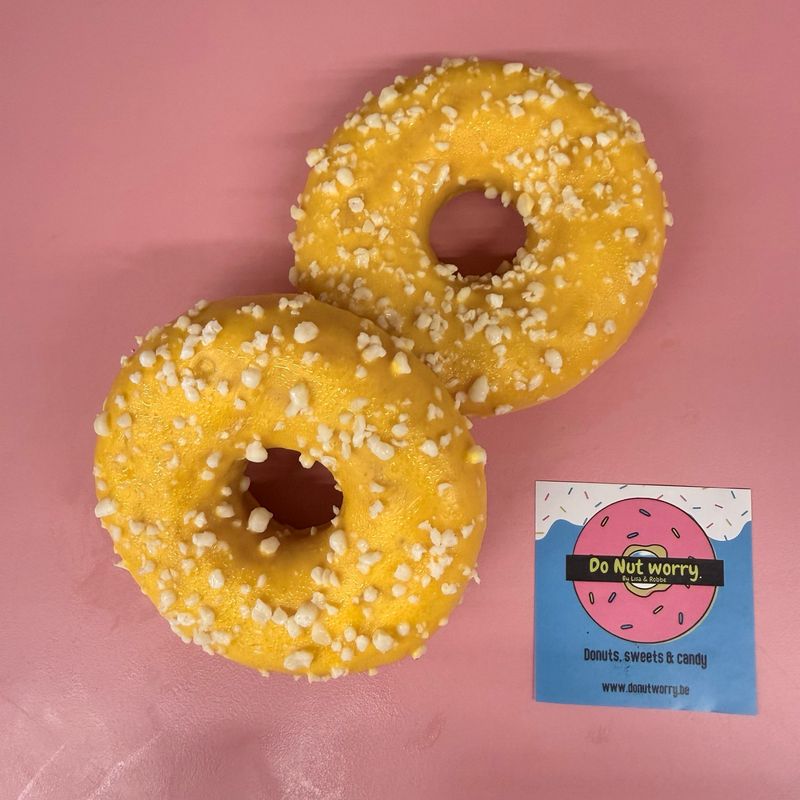Donut 'lemon squeezy' gevuld
