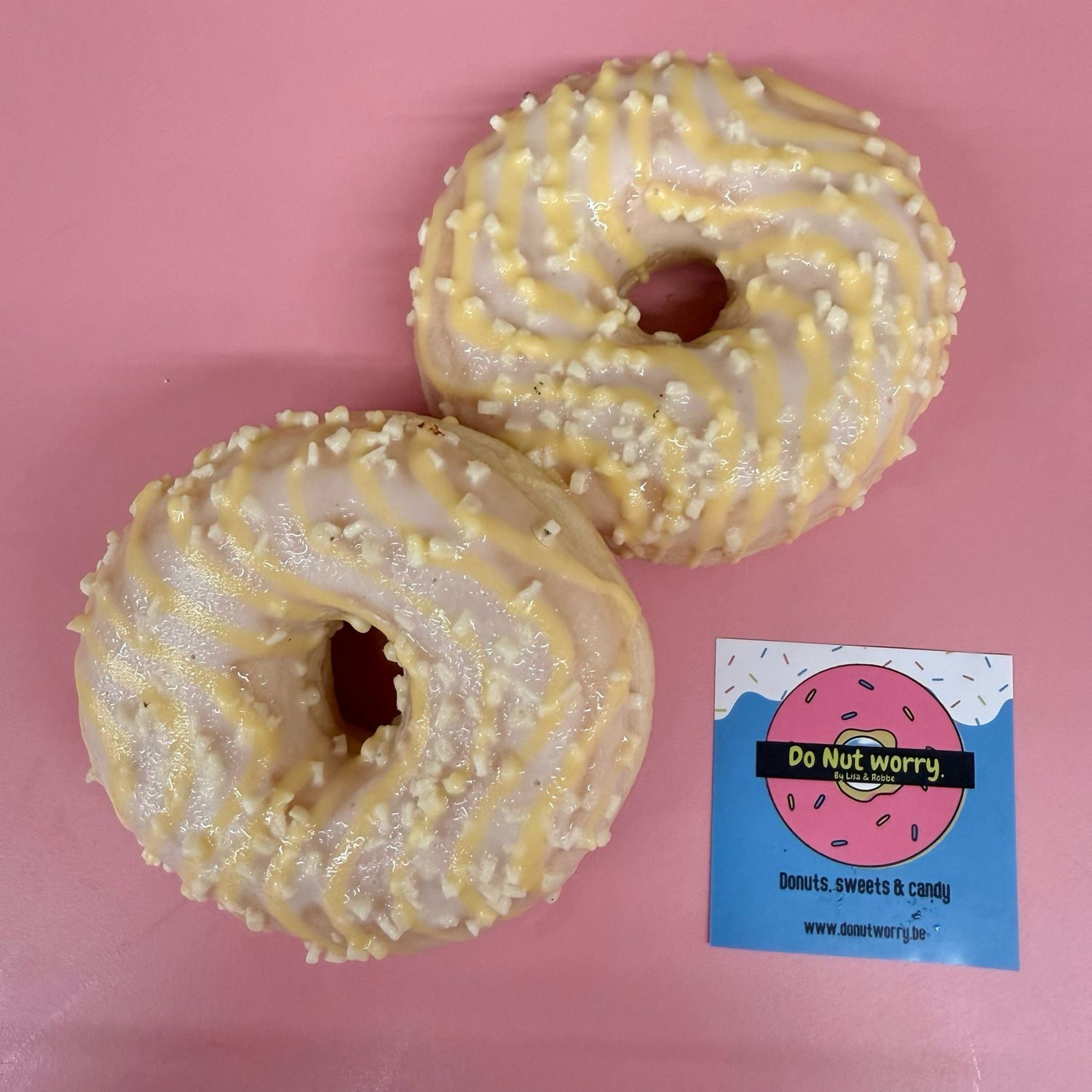 Donut ‘lemon cheesecake’ gevuld