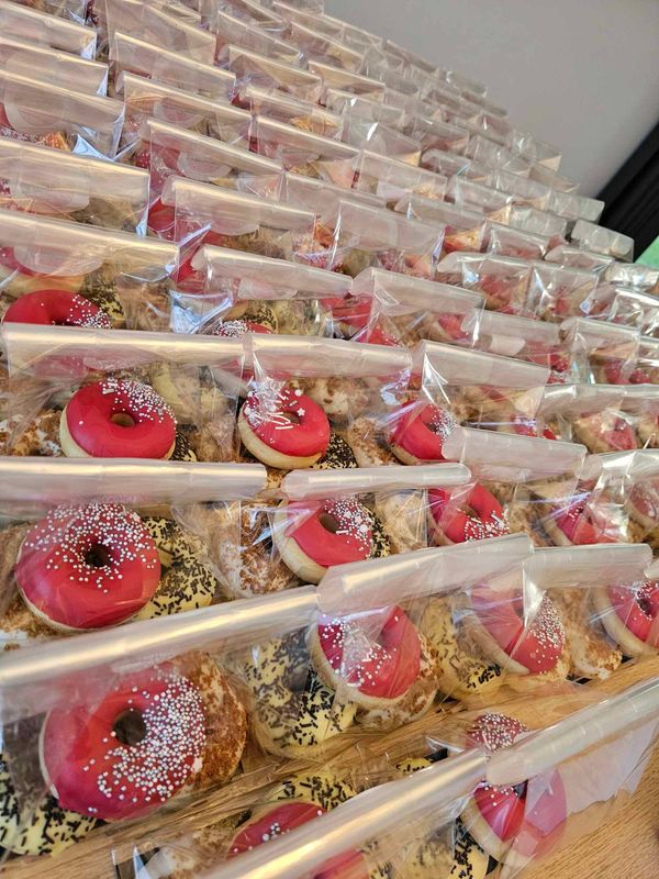 Donuts apart verpakt