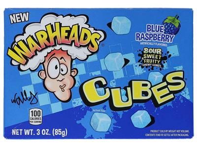 Warheads Cubes Blue Raspberry