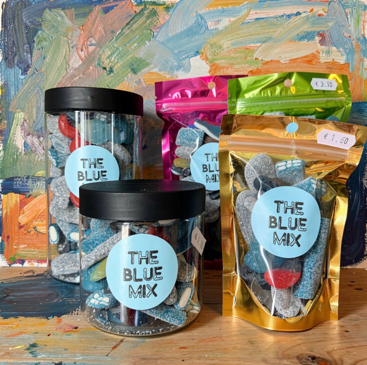 The blue mix