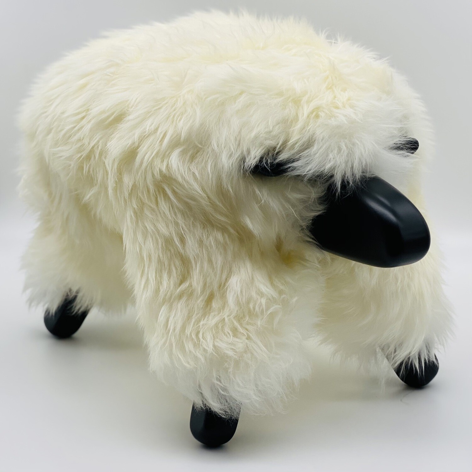 mighty sheepPAL - white with black wood