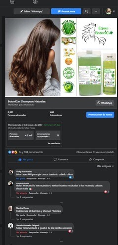 Shampoo Equus con Ingredientes Botánicos 1 Litro