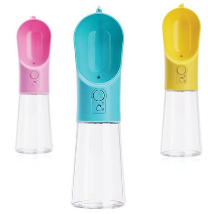 Botella para Agua a prueba de fugas, para perros y gatos 400 ml
