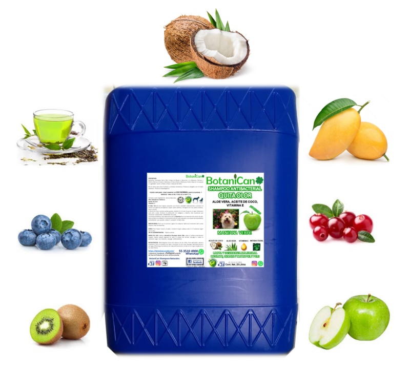 Shampoo Antibacterial Quita Olor - Garrafón de 20 Litros!
