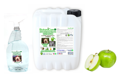 Kit Shampoo Manzana Verde Antibacterial Quita Olor 10 Litros + Perfume 1 Litro