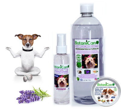 Kit Relajante Lavanda Natural + Cera Protectora Patitas