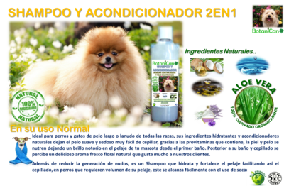 Shampoo Botánico con Acondicionador 2en1 - Cero Nudos - 1 Litro