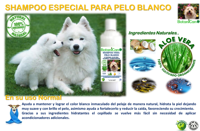 Shampoo Botánico Especial para Pelo Blanco - 1 Litro