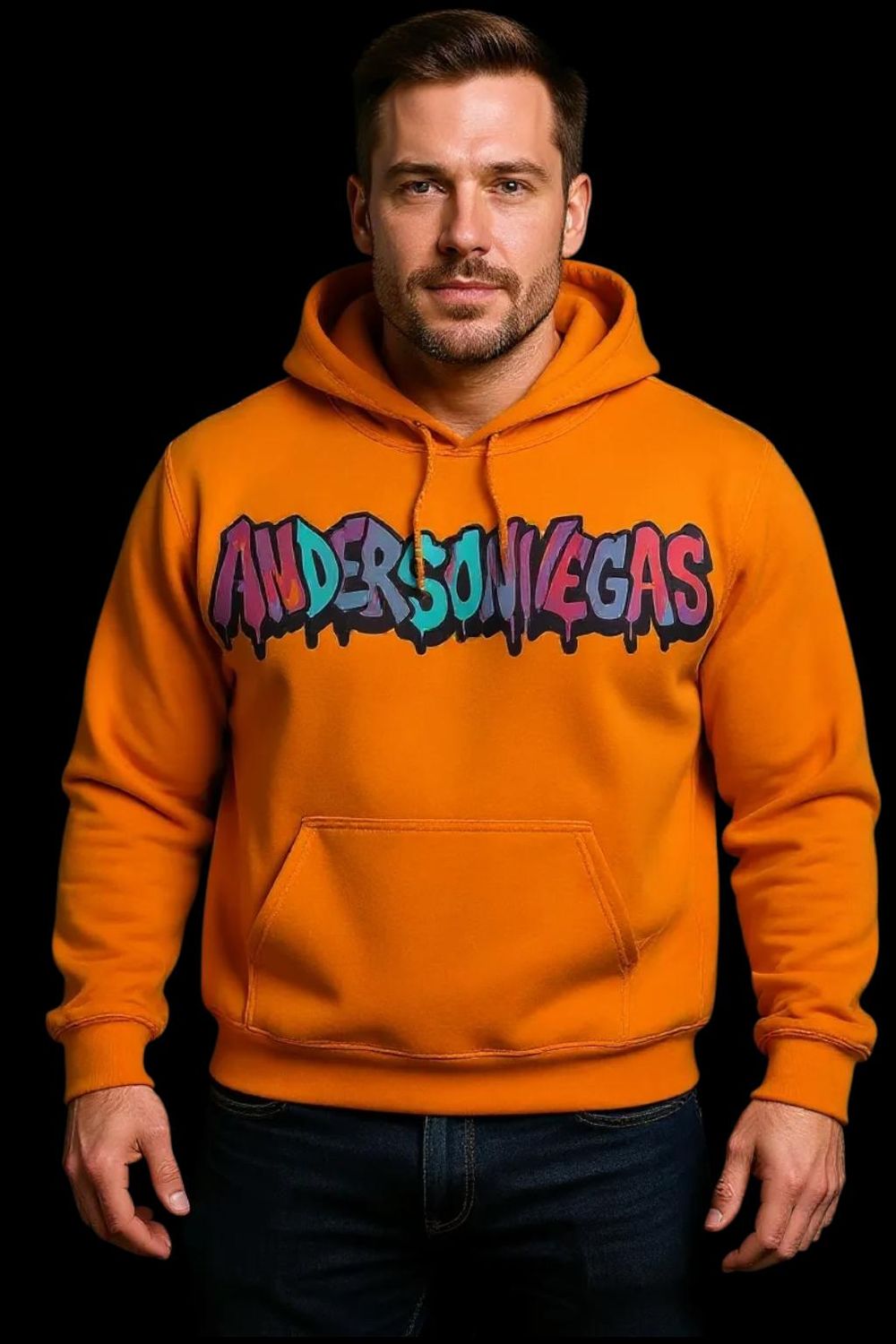 ORANGE hoodie (ANDERSONVEGAS)