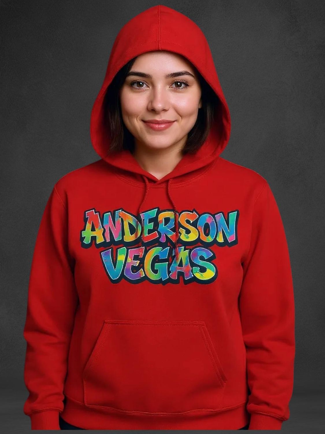 RED hoodie (ANDERSDON VEGAS)