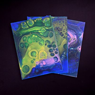 Postkarten-Set 09 - Kaleido Lotus