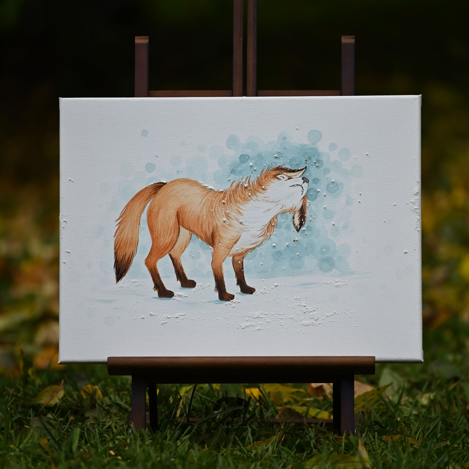 Fuchs im Winter - Shaking Fox Fuchs im Winter - Shaking Fox