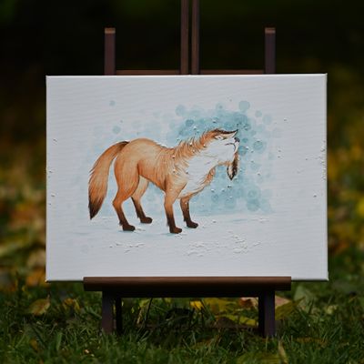 Fuchs im Winter - Shaking Fox Fuchs im Winter - Shaking Fox