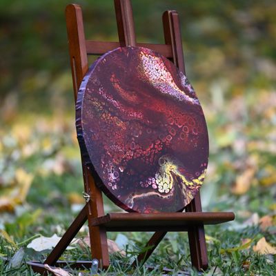 Fluidpainting Heart of the Ash