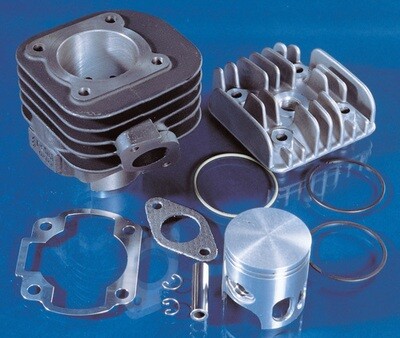 GRUPPO TERMICO POLINI 75cc IN GHISA per YAMAHA AXIS - MALAGUTI F10,F12 - APRILIA SR 94