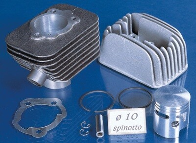 GRUPPO TERMICO POLINI 75cc IN GHISA per PIAGGIO CIAO spinotto 10
