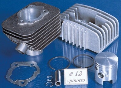 GRUPPO TERMICO POLINI 65cc IN GHISA per PIAGGIO SI-CBA-ECO-BRAVO spinotto 12