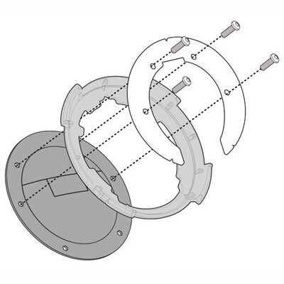 BF22 - Flangia Borsa Serbatoio Givi Tanklock BF22 per BMW