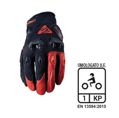 Guanti FIVE STUNT EVO black/red NEW Guanti FIVE STUNT EVO black/red NEW