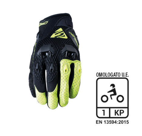 Guanti FIVE STUNT EVO AIRFLOW fluo NEW