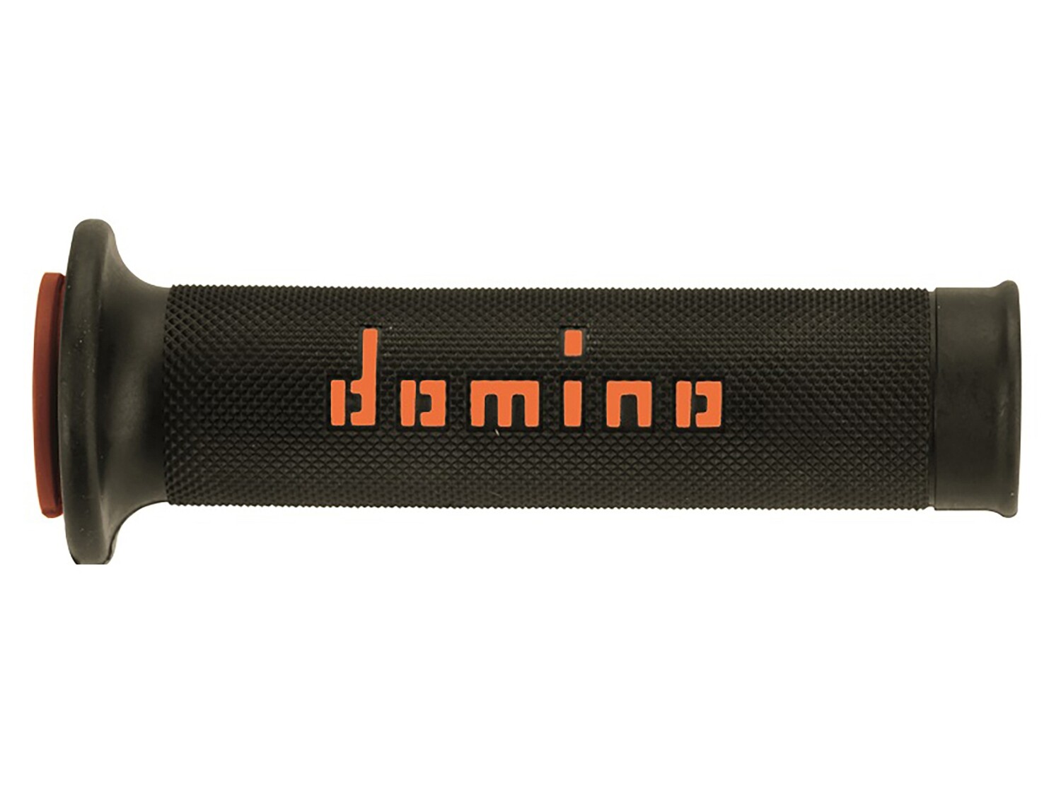 COPPIA MANOPOLE STRADALI DOMINO SERIE A010 NERO/ARANCIO