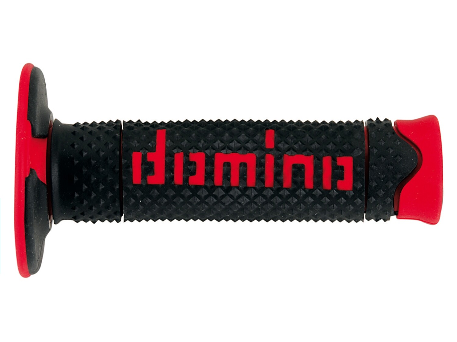 COPPIA MANOPOLE FUORISTRADA DOMINO SERIE A260 NERO/ROSSO