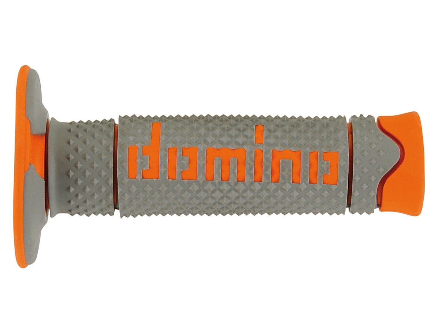 COPPIA MANOPOLE FUORISTRADA DOMINO SERIE A260 GRIGIO/ARANCIO