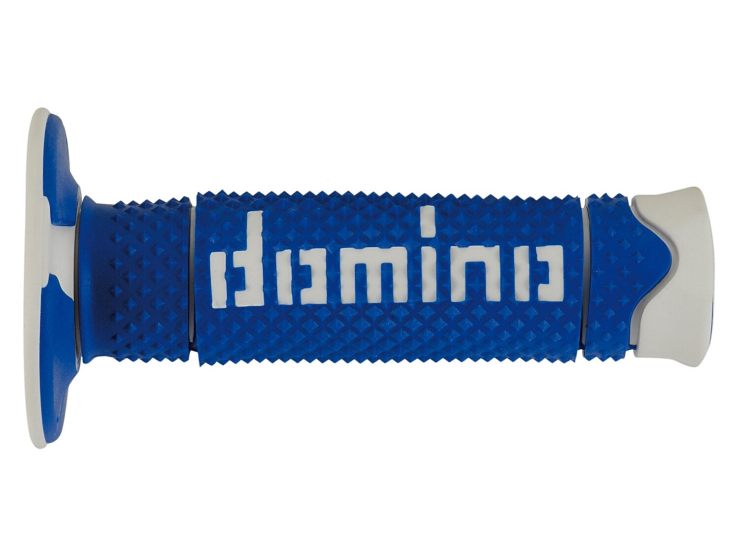 COPPIA MANOPOLE FUORISTRADA DOMINO SERIE A260 BLU/BIANCO