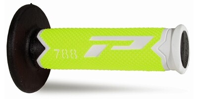 COPPIA MANOPOLE FUORISTRADA PROGRIP SERIE 788 GIALLO/BIANCO/NERO COPPIA MANOPOLE FUORISTRADA PROGRIP SERIE 788 GIALLO/BIANCO/NERO