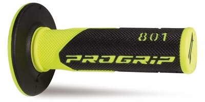 COPPIA MANOPOLE FUORISTRADA PROGRIP SERIE 801 GIALLO/NERO COPPIA MANOPOLE FUORISTRADA PROGRIP SERIE 801 GIALLO/NERO