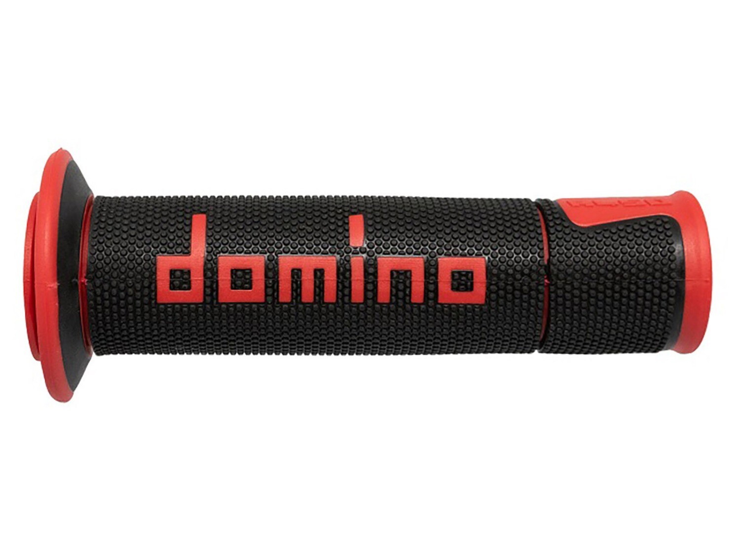 COPPIA MANOPOLE STRADALI DOMINO SERIE A450 ROAD RACING NERO/ROSSO