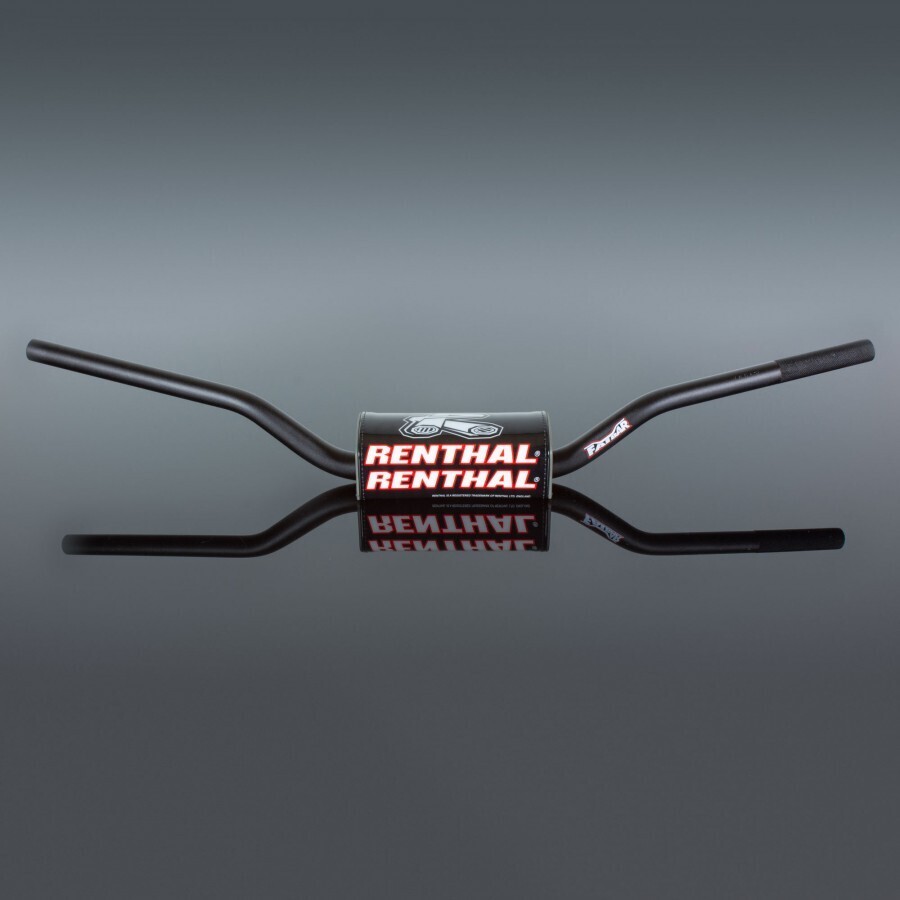 MANUBRIO CROSS RENTHAL FATBAR piega 831-01 colore NERO