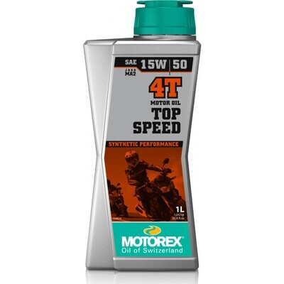 OLIO MOTOREX TOP SPEED 4T 15W50