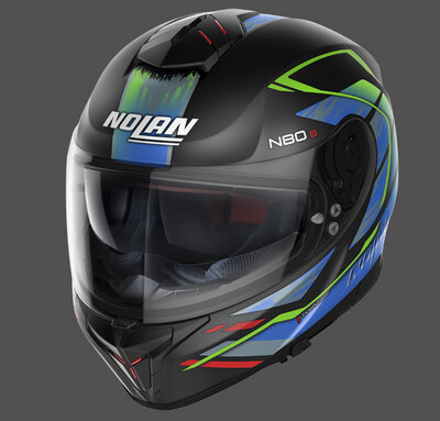 Casco Integrale NOLAN N80.8 THUNDERBOLT N-COM col. 31 Casco Integrale NOLAN N80.8 THUNDERBOLT N-COM col. 31