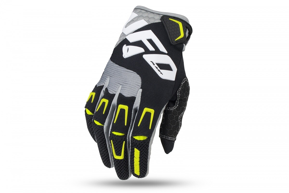 Guanti CROSS UFO mod. IRIDIUM 2023 col. NERO/FLUO