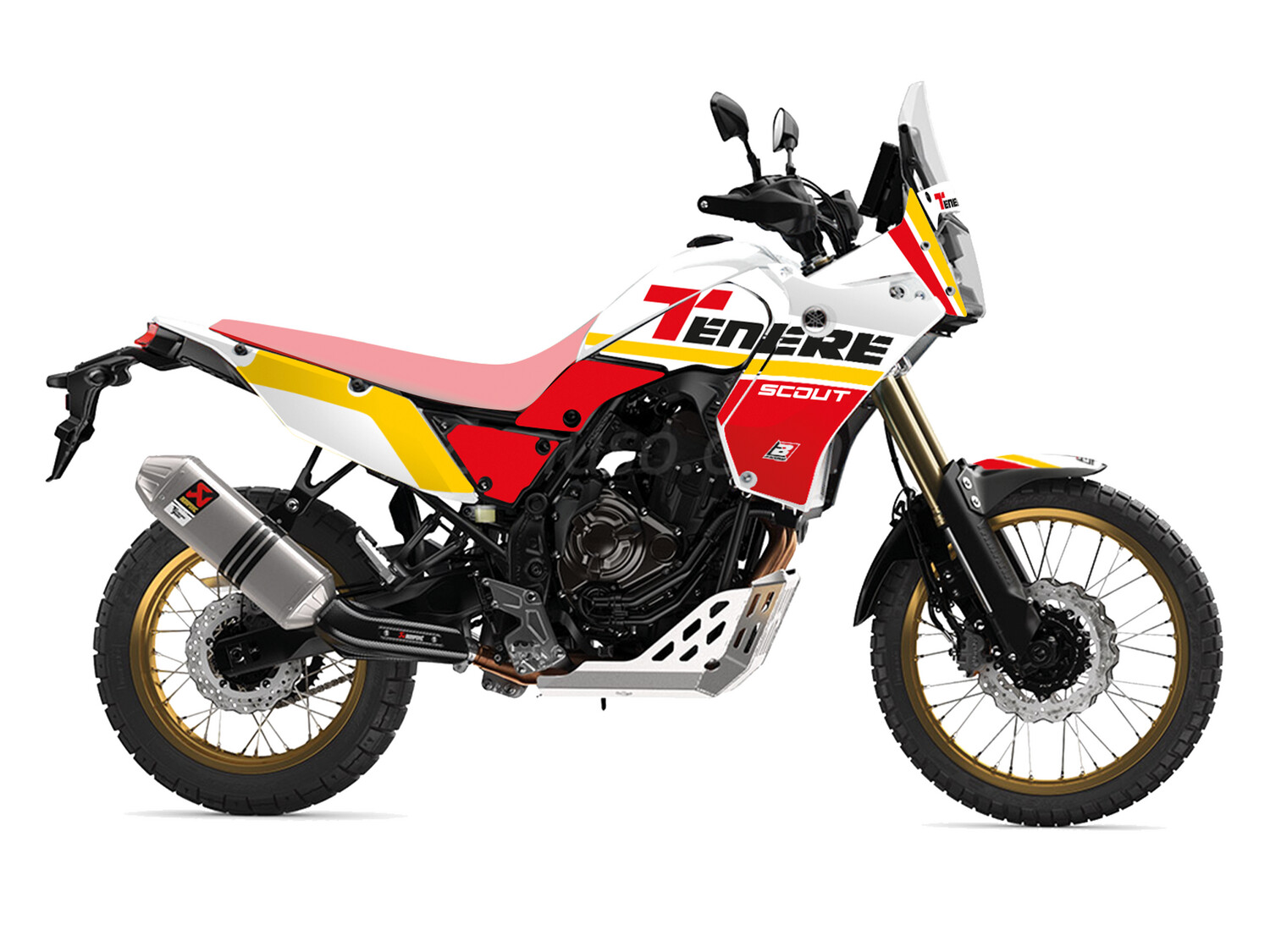 KIT GRAFICHE YAMAHA RALLY RAID &quot;WHITE LINE&quot;  art. 2253/02